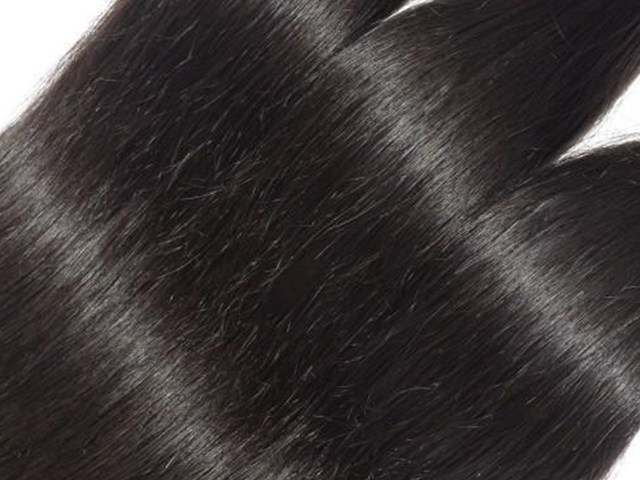 Straight Diamond 8A Virgin Peruvian Hair Natural Black 100g